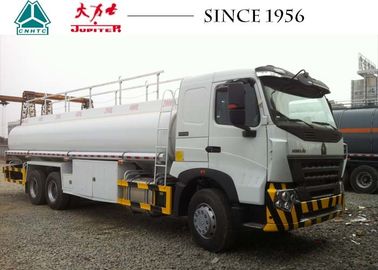 HOWO A7 Fuel Tanker Trucks , 10 Wheeler Truck 20000 Liters Large Load Capacity