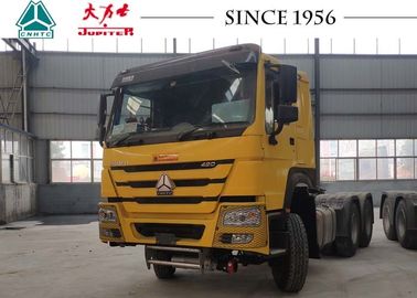 10 Wheeler HOWO 6X4 Tractor Trailer Truck With Euro IV Engine For Philippines